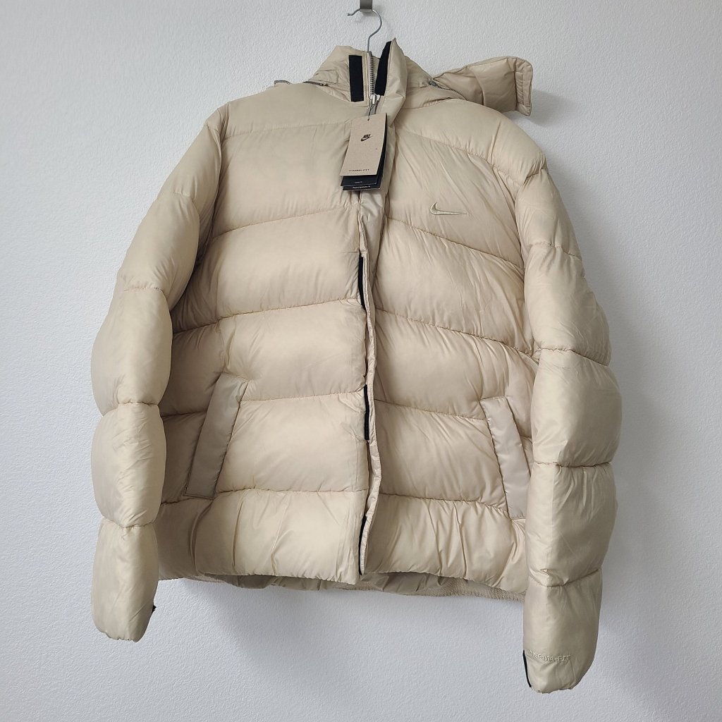 Nike Life Therma-Fit Puffer Jacket Dq4920-206 Size Xxl Rattan Tan